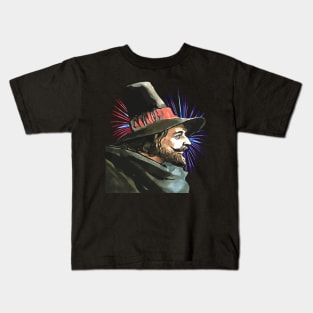 Guy Fawkes And The Fifth Of November Fireworks Kids T-Shirt